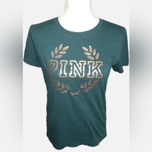 Pink Victoria secret hunter green T-Shirt